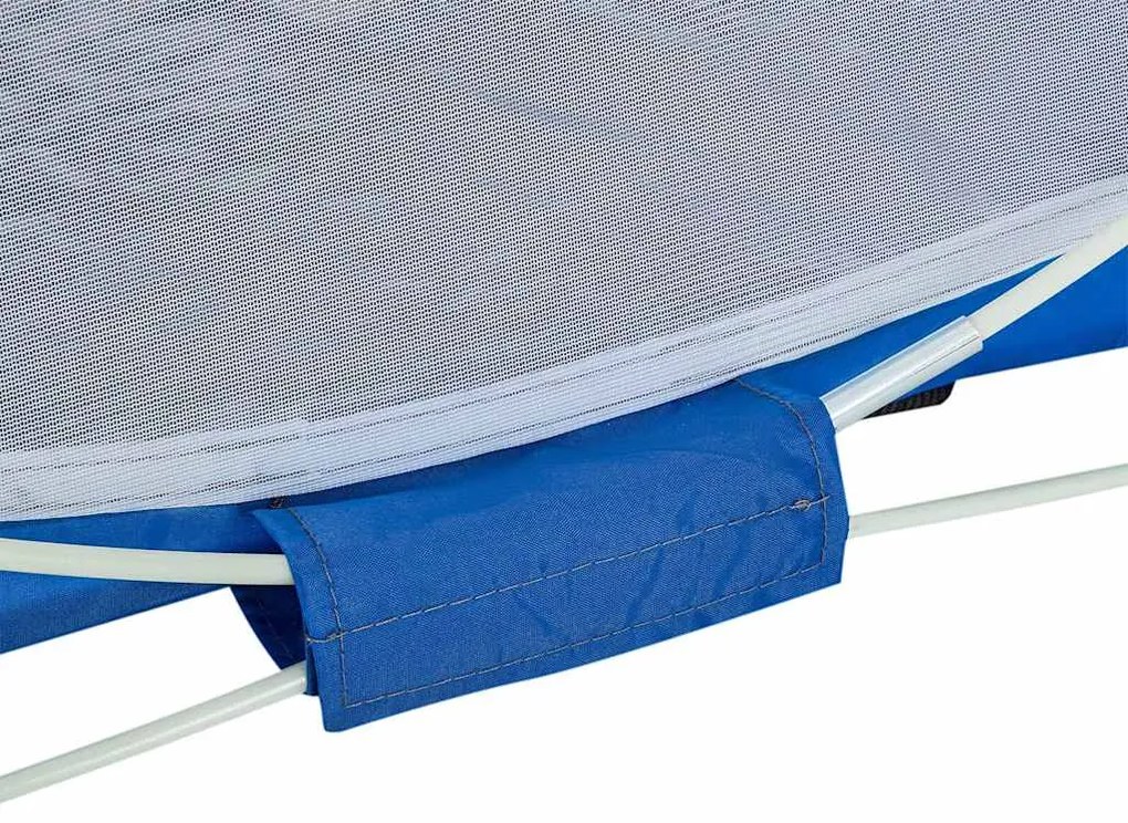 Tenda de praia pop-up impermeável azul ciano