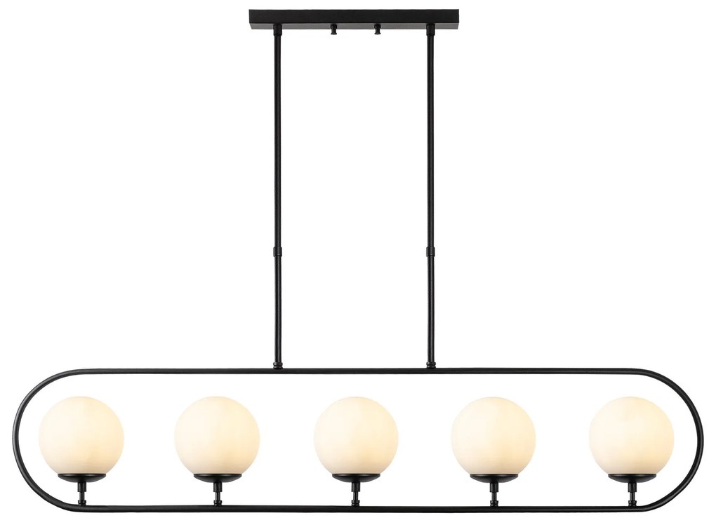 Chandelier Jewel – Preto – 122 x 15 cm