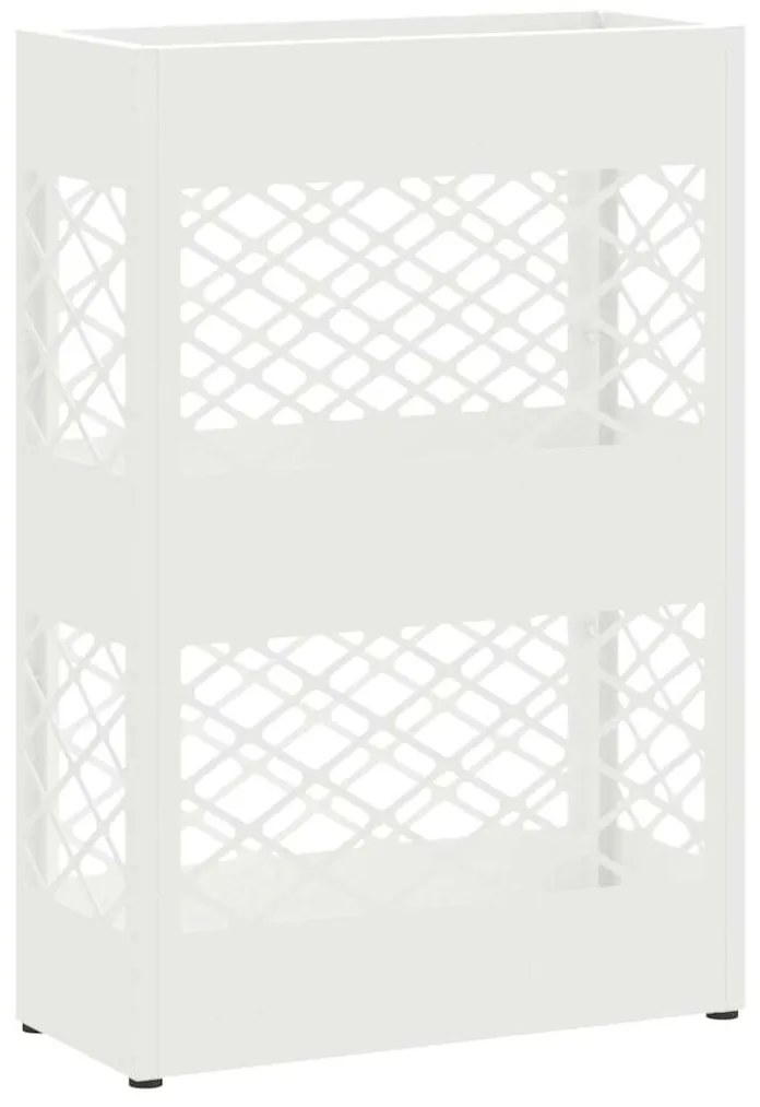 Suporte de Guarda-Sol Treliça Branco 28 x 12 x 41 cm Aço