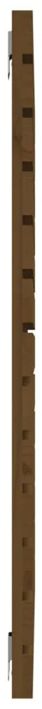 Cabeceira de parede 96x3x91,5 cm pinho maciço castanho-mel