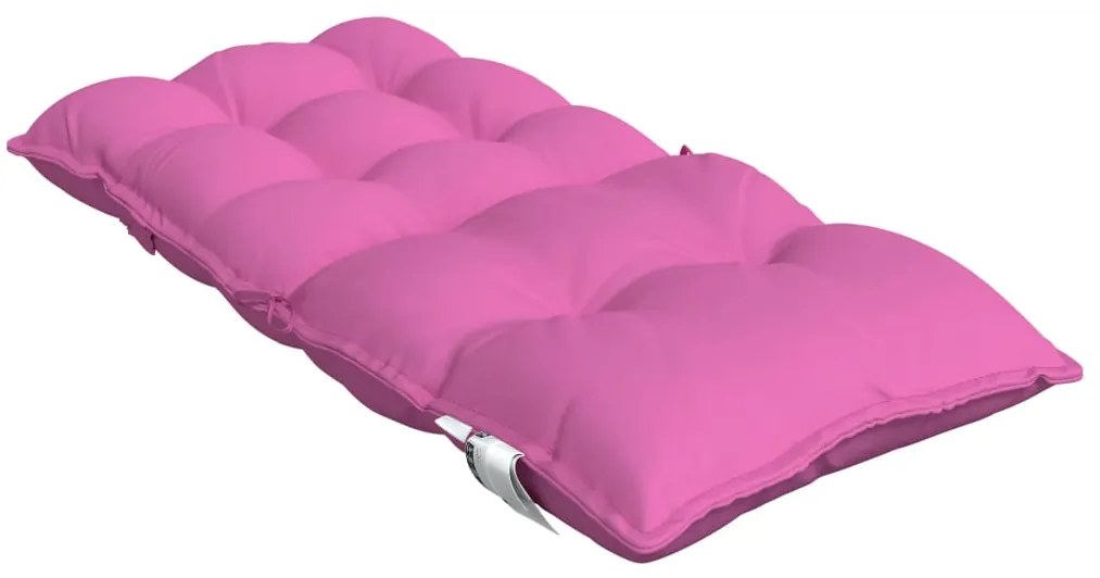 Almofadões cadeira encosto baixo 4 pcs tecido oxford rosa