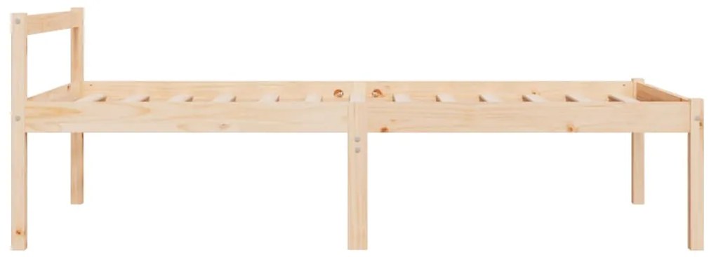 Cama para idosos 90x200 cm pinho maciço