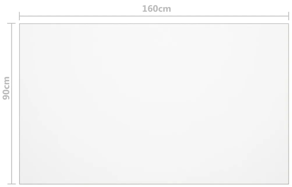 Protetor de mesa 160x90 cm 2 mm PVC mate