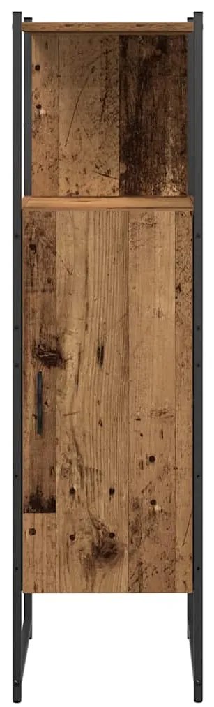Conjunto de Móveis para Casa de Banho de 4 Peças Madeira Envelhecida