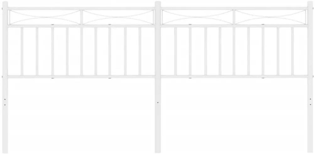 Cabeceira de cama 200 cm metal branco