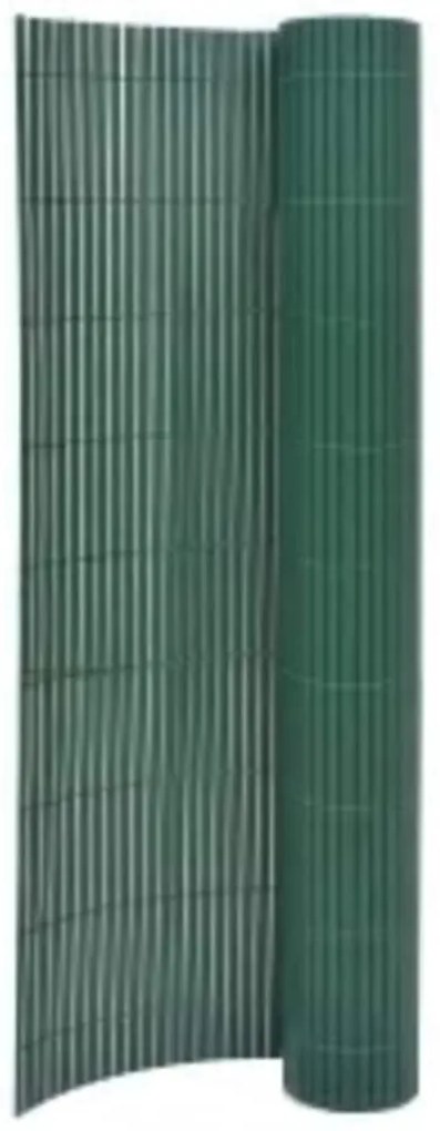 Cerca de jardim dupla face 110x500 cm verde