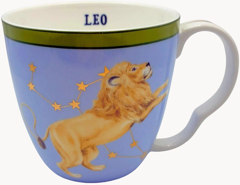 Caneca em porcelana fine bone china Leo