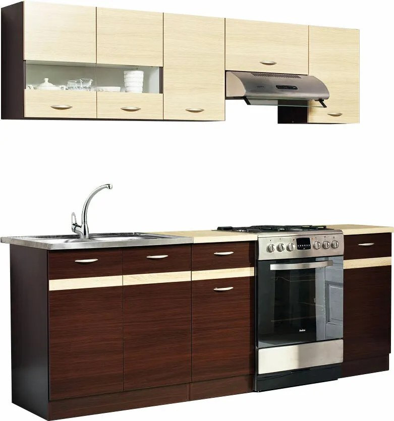 Conjunto de cozinha modular Eli Dark 111