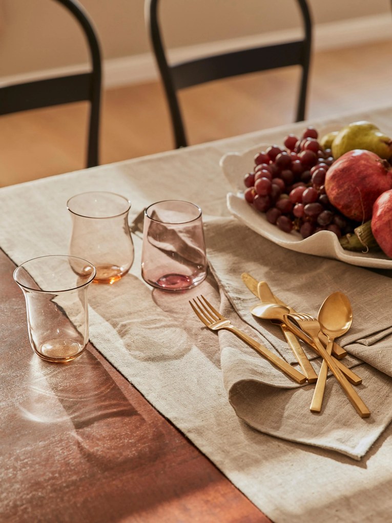 Copos de vinho artesanais em várias cores e formas Diseguale, 6 uni.