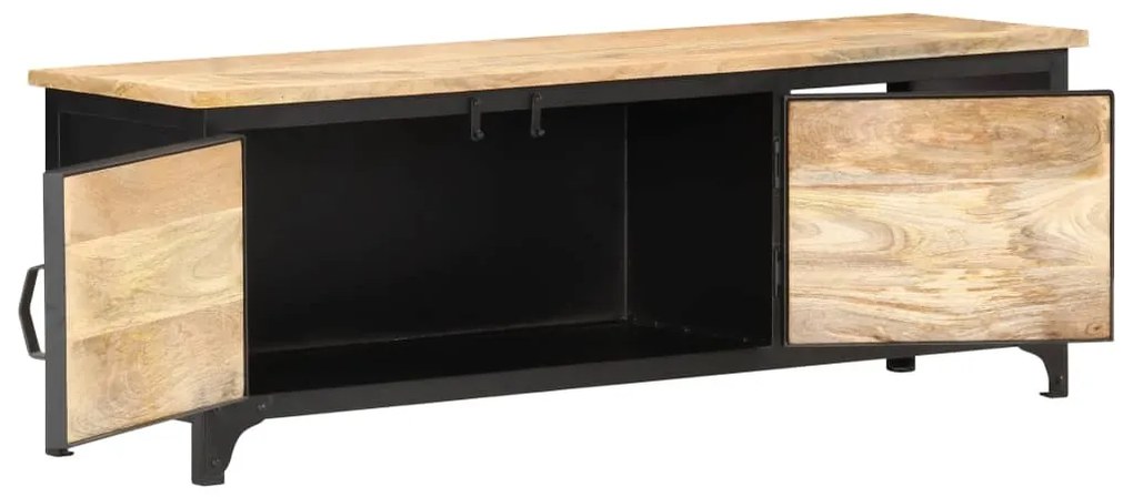 Móvel de TV 120x30x40 cm madeira de mangueira maciça