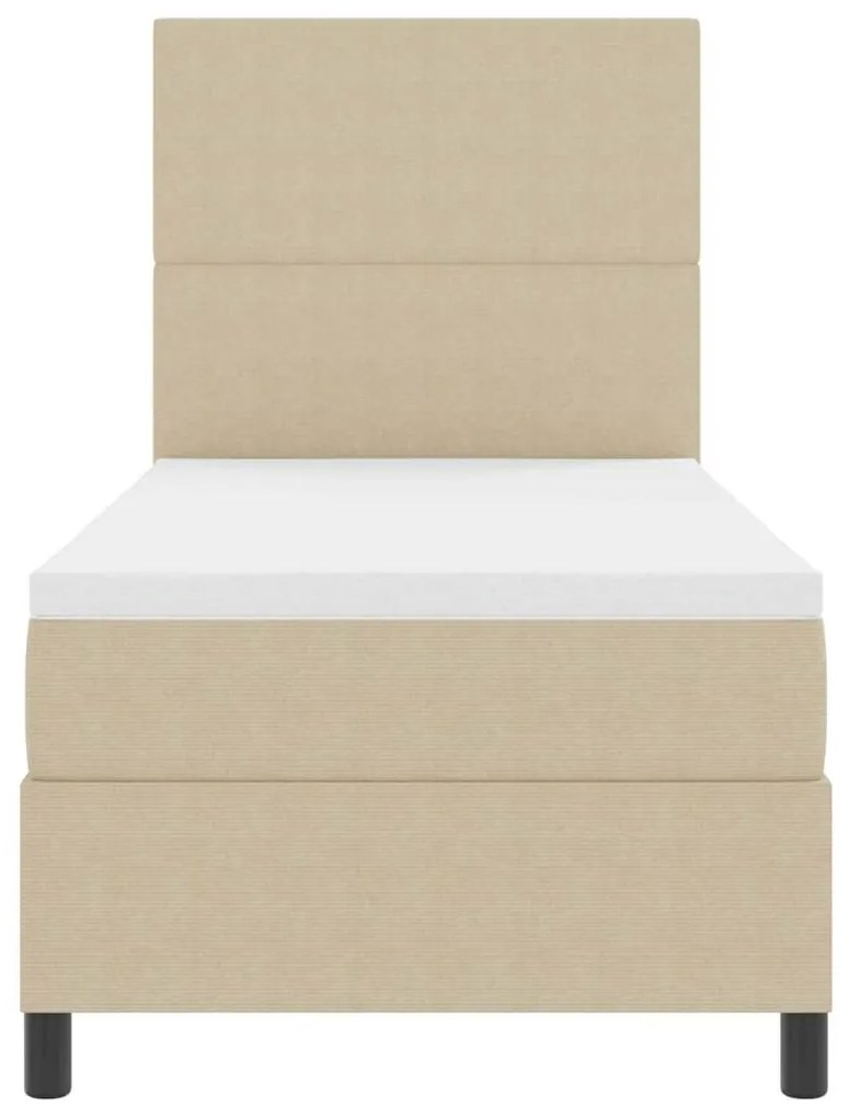 Cama Box com Colchão e Luz LED Verde Cinza Corduroy