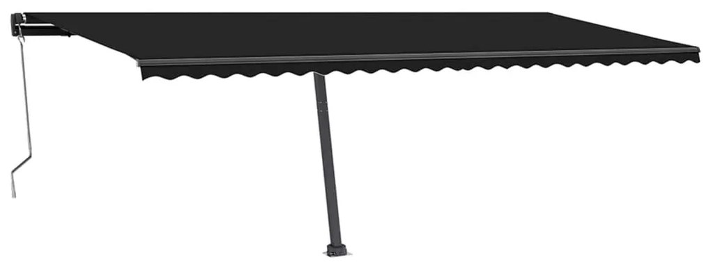 Toldo automático independente 600x350 cm antracite