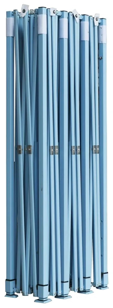 Tenda para festas pop-up dobrável c/ 8 paredes 870x291x315 cm azul