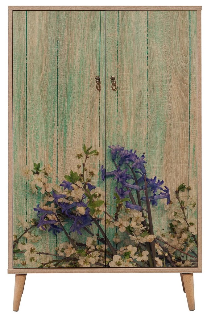 Armário Multiusos Multibox – Carvalho Sonoma – 80x127x36 cm