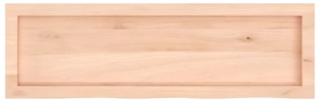 Prateleira de parede 100x30x(2-6)cm carvalho maciço não tratado