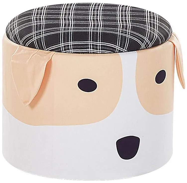 Tamborete multicolor com arrumação WILSON Beliani