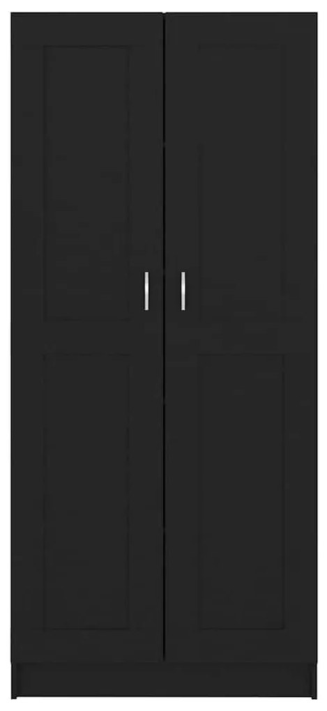 Estante 82,5x30,5x185,5 cm derivados de madeira preto