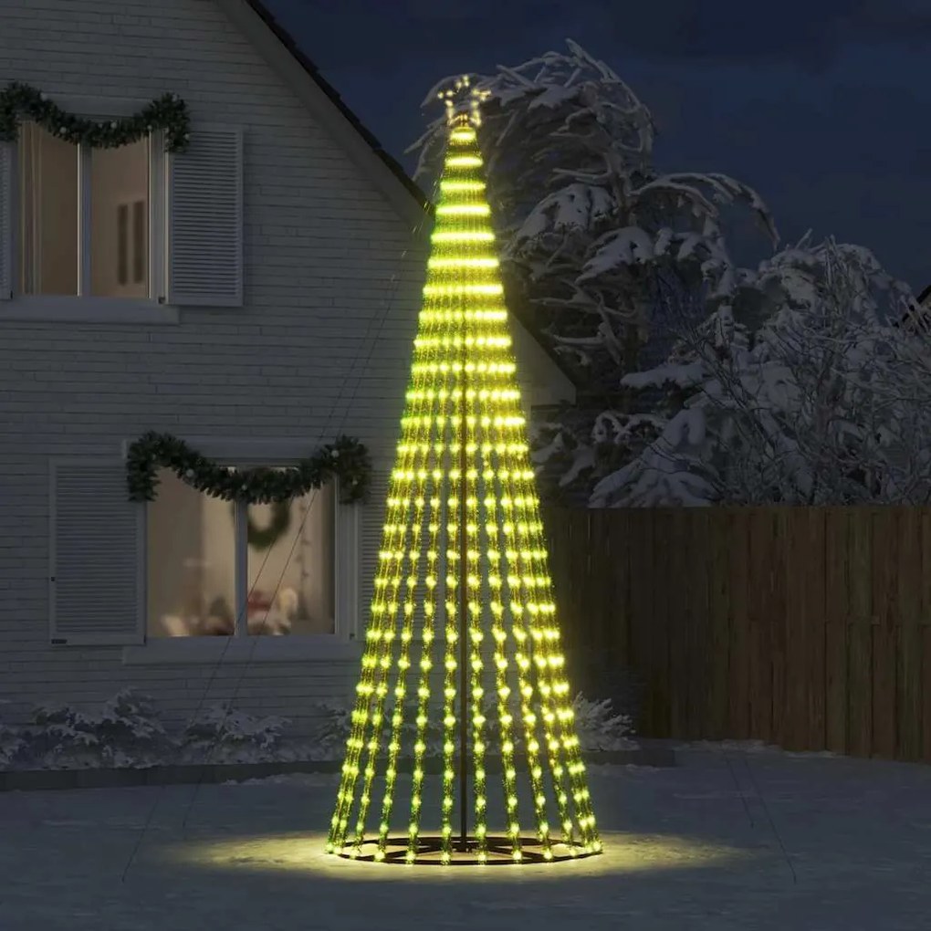 LED Árvore de Natal 1028 LEDs Branco Quente 403 cm