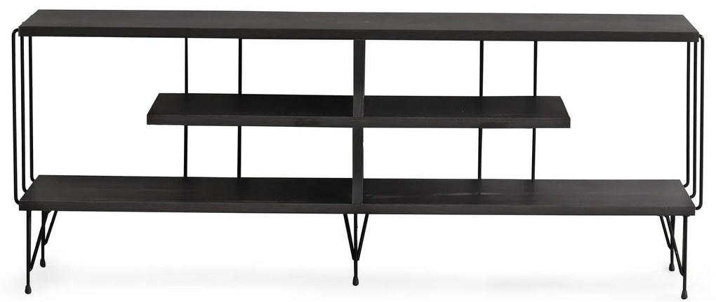 Móvel de TV Eze – Castanho Escuro – 120 cm x 44,5 cm x 30 cm