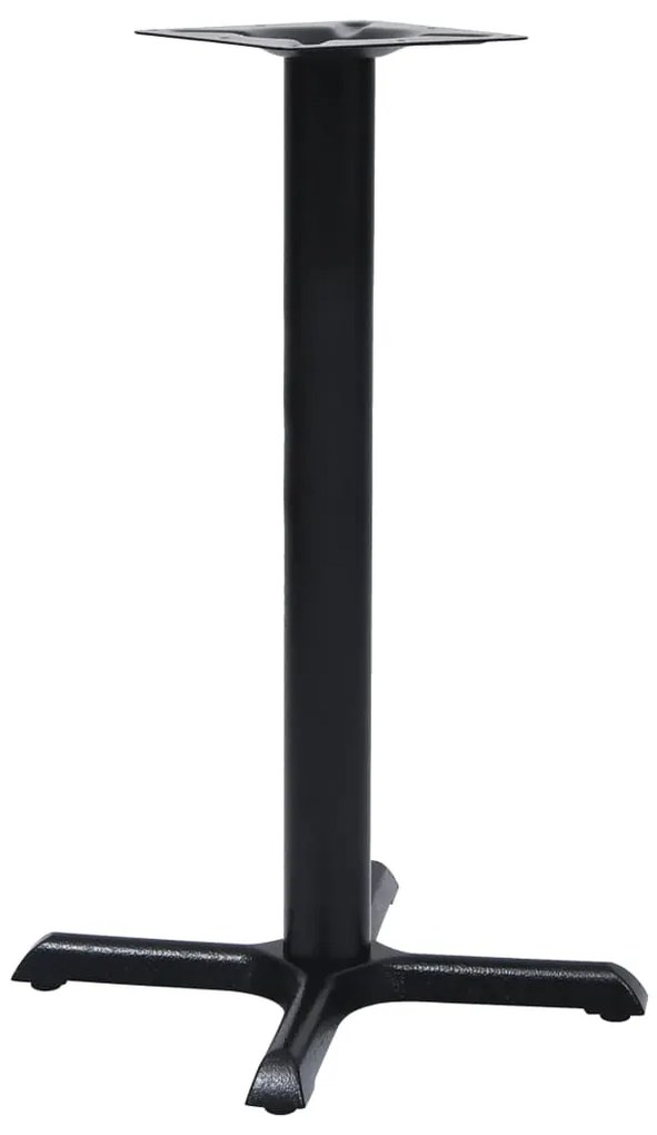 vidaXL Perna para mesa de bistrô 56x56x72 cm ferro fundido preto