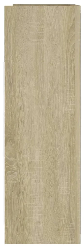 Armário casa banho c/ espelho derivados madeira carvalho sonoma