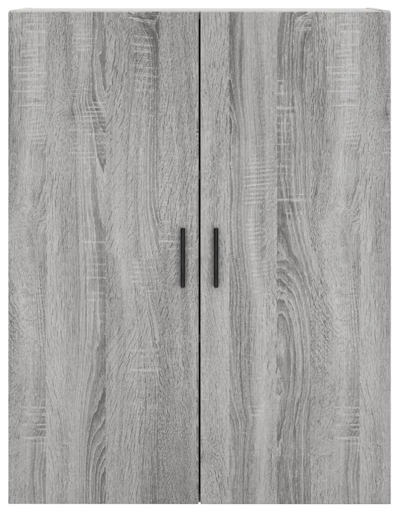 Armário alto 69,5x34x180 cm derivados de madeira sonoma cinza