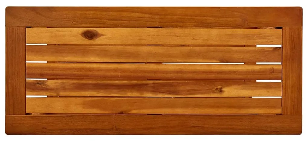 Mesa consola para jardim 80x35x75 cm madeira de acácia maciça