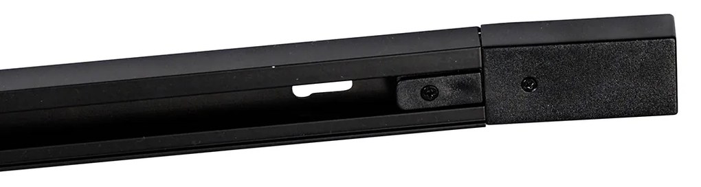 Sistema de iluminação de trilho moderno com 5 focos bronze escuro 1-fase - Iconic Kohua