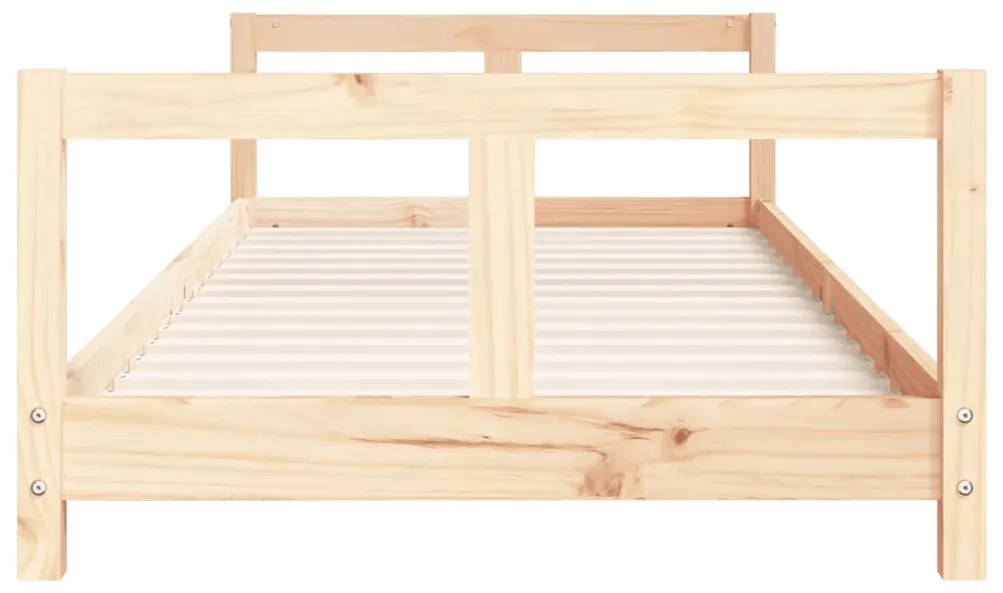 Estrutura de cama infantil 80x200 cm madeira de pinho maciça