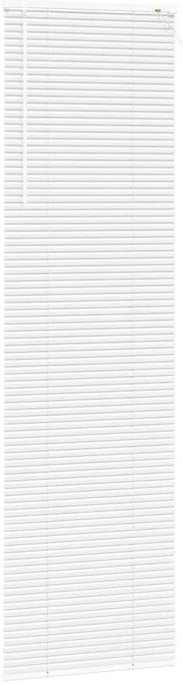 Persiana de Janela com cortinas Outros Manual Branco 80 x 130 cm Alumí