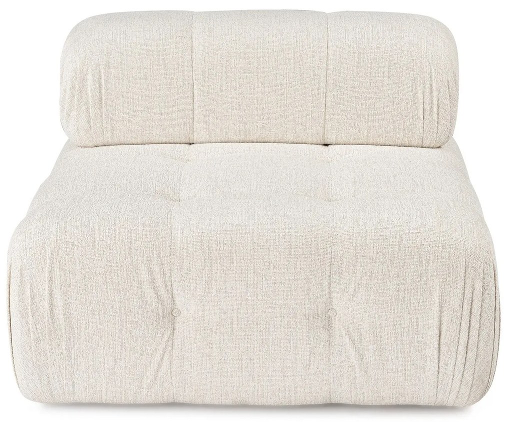 Sofá de 1 Lugar Doblo – Creme – 100x100x80 cm