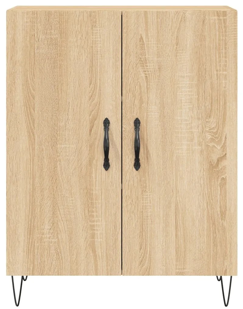Armário alto 69,5x34x180 cm derivados de madeira cor sonoma