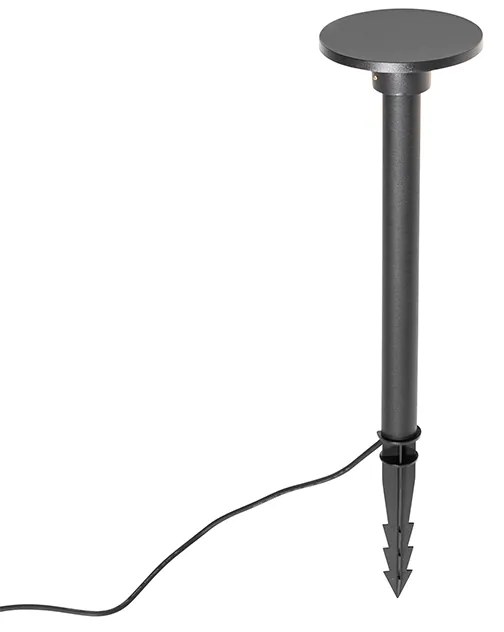 Foco de jardim moderno preto com LED IP54 - Skyf Moderno