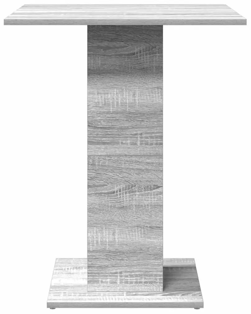 Mesa de bistrô 60x60x75cm derivados de madeira cinzento sonoma