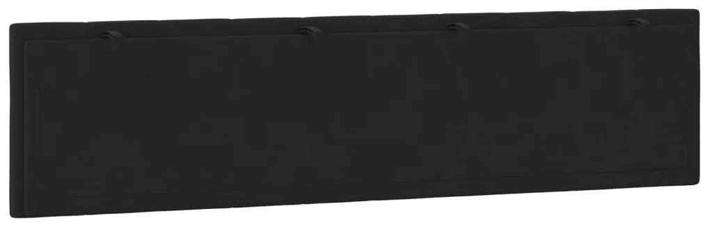 Almofadão de cabeceira 200 cm veludo preto