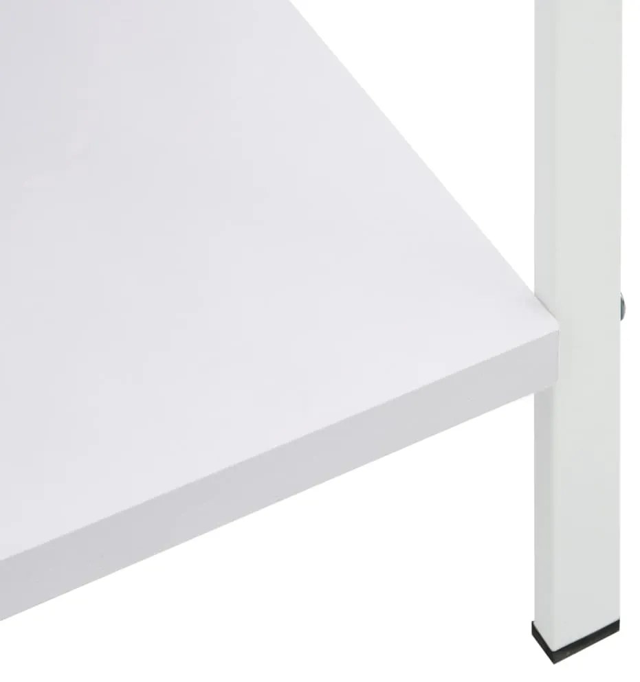 Estante 3 prateleiras derivados de madeira branco