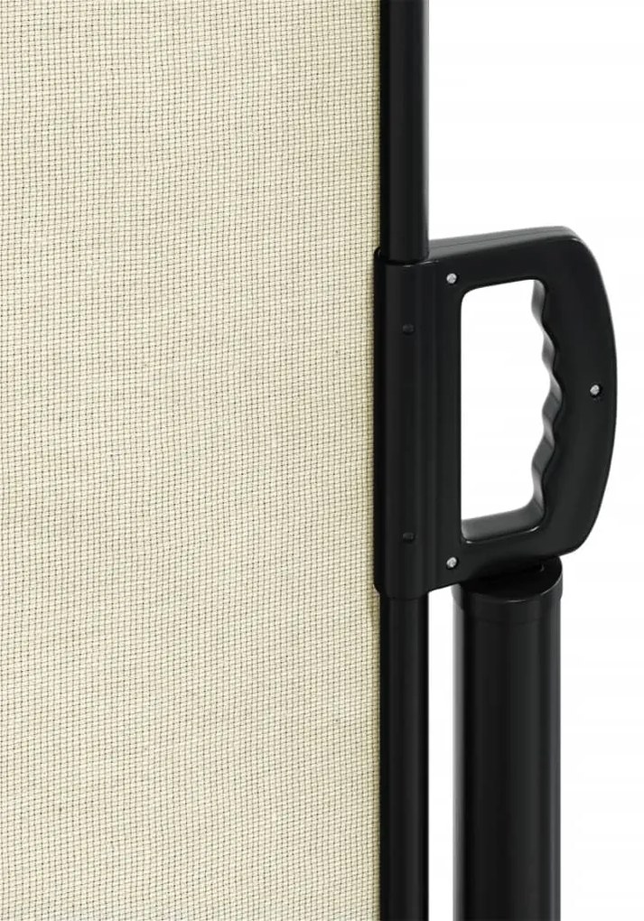 Toldo lateral retrátil 140x600 cm creme