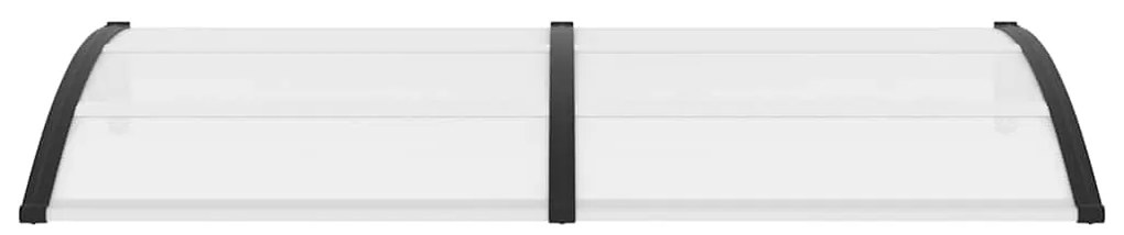 Toldo de porta 200x100 cm PC preto