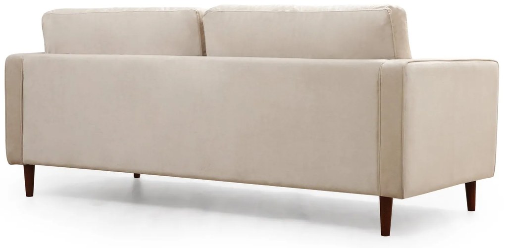 Sofá de 3 Lugares Rome – Bege – 215 x 90 x 70 cm