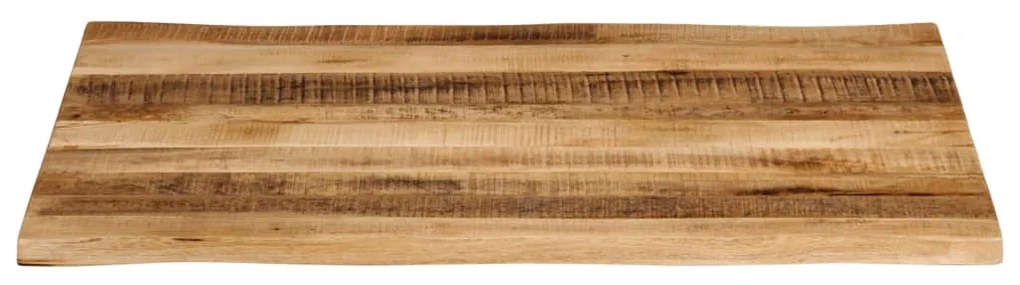 Tampo de mesa c/borda viva 100x80x3,8cm mangueira áspera maciça