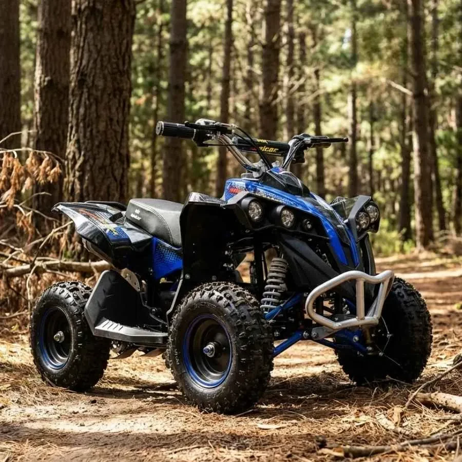 Minicross ROAN-709 49cc De 3.5 CV Para Niños +5 Años – Moto De Tierra Con Arranque Fácil Y Frenos De Disco