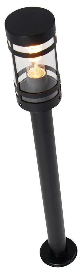 Candeeiro de exterior inteligente preto 80 cm IP44 incl. Wifi ST64 - Gleam