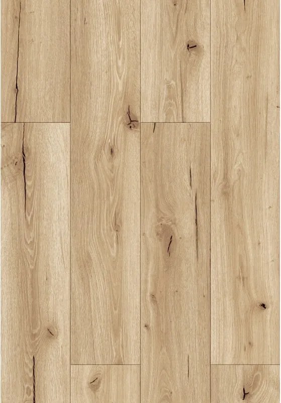 Mexen Buffalo painéis vinílicos 1240 x 182 mm SPC 6,5 mm, base IXPE 1,5 mm, 4 V-Fuga, Carvalho - F1007-1240-182-505-4V1-01