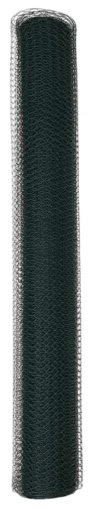 Cerca Hexagonal Cinza Verde 1.2 x 50 m Aço