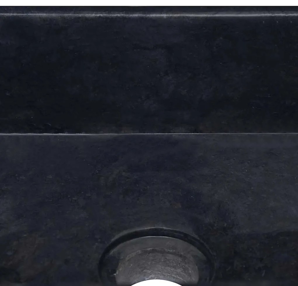 Lavatório 30x30x13 cm mármore preto