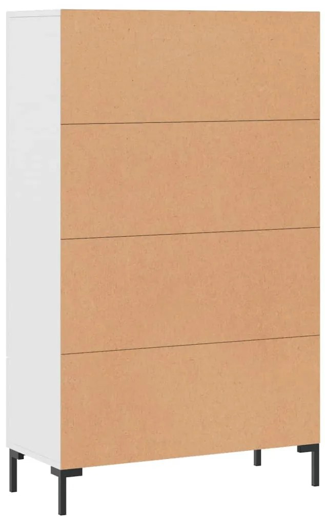 Aparador alto 69,5x31x115 cm derivados de madeira branco