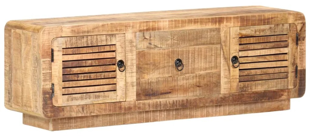 vidaXL Móvel de TV 120x30x40 cm madeira de mangueira áspera