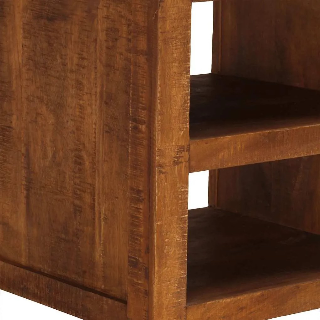 Mesa de centro c/ 2 gavetas 90x40x50cm madeira mangueira maciça