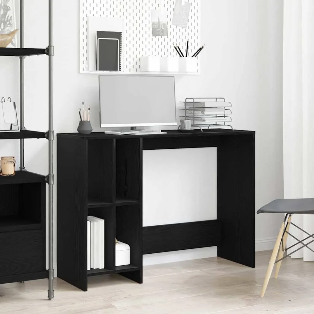 vidaXL Mesa Carvalho Preto 102.5 x 35 x 75 cm Madeira processada