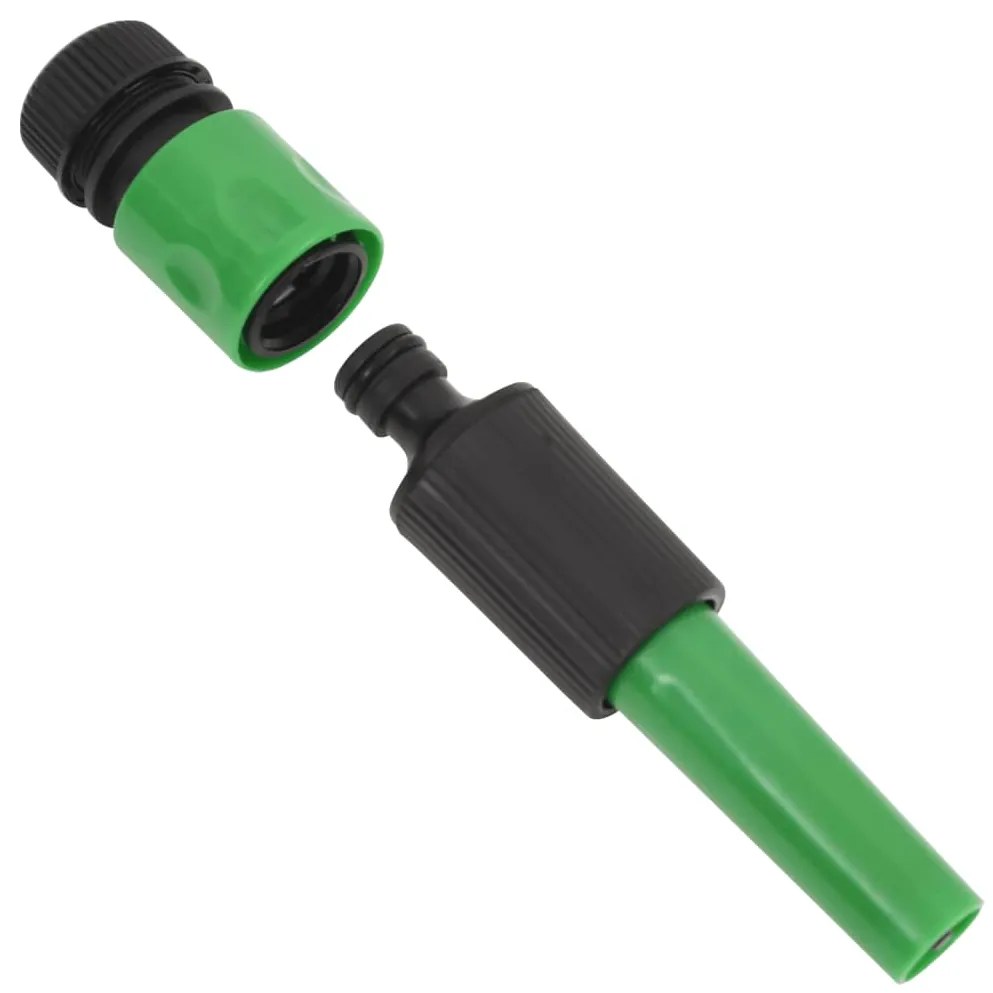 Mangueira de jardim com conjunto de encaixe 0,75" 10m PVC verde